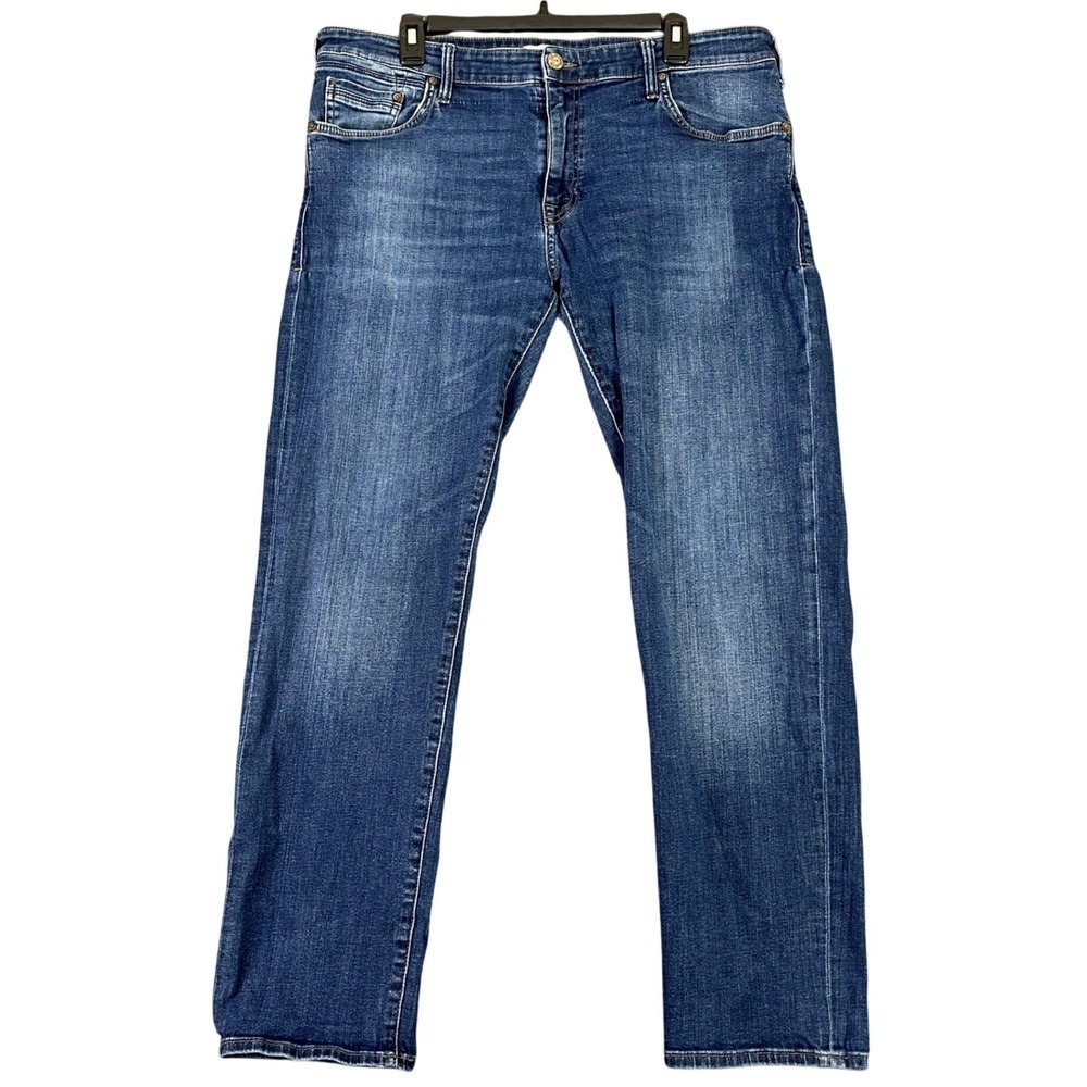 Mavi Jeans Zach Straight Leg Jeans Medium Wash Denim‎ 36 30 Mens
